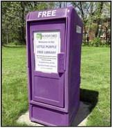 A “Little Purple Free Library” location